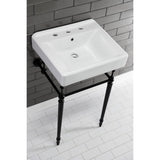 Concord 20-Inch Console Sink Basin (8-Inch, 3-Hole)