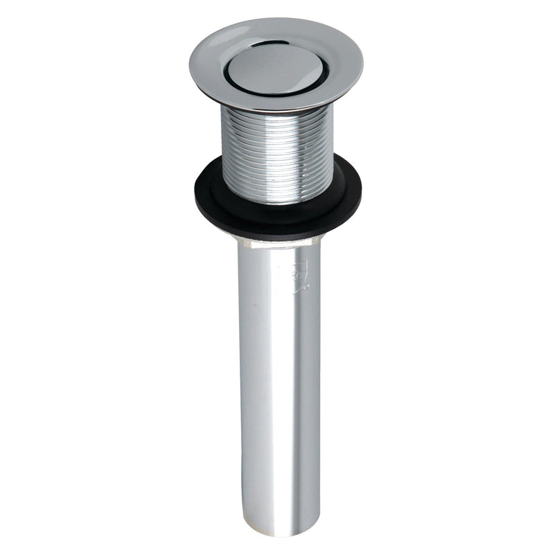 Trimscape Brass Push Pop-Up Bathroom Sink Drain without Overflow, 22 Gauge