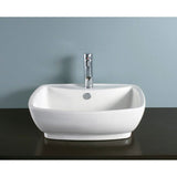 Marquis 22-Inch Ceramic Rectangular Vessel Sink