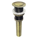 Coronet Brass Push Pop-Up Bathroom Sink Drain