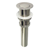 Coronet Brass Push Pop-Up Bathroom Sink Drain