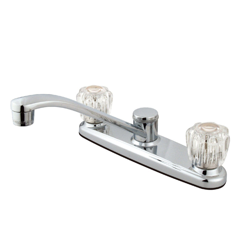 Americana Two-Handle 2-Hole 8" Centerset Kitchen Faucet