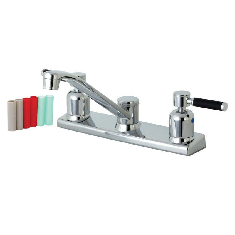 Kaiser Two-Handle 2-Hole 8" Centerset Kitchen Faucet