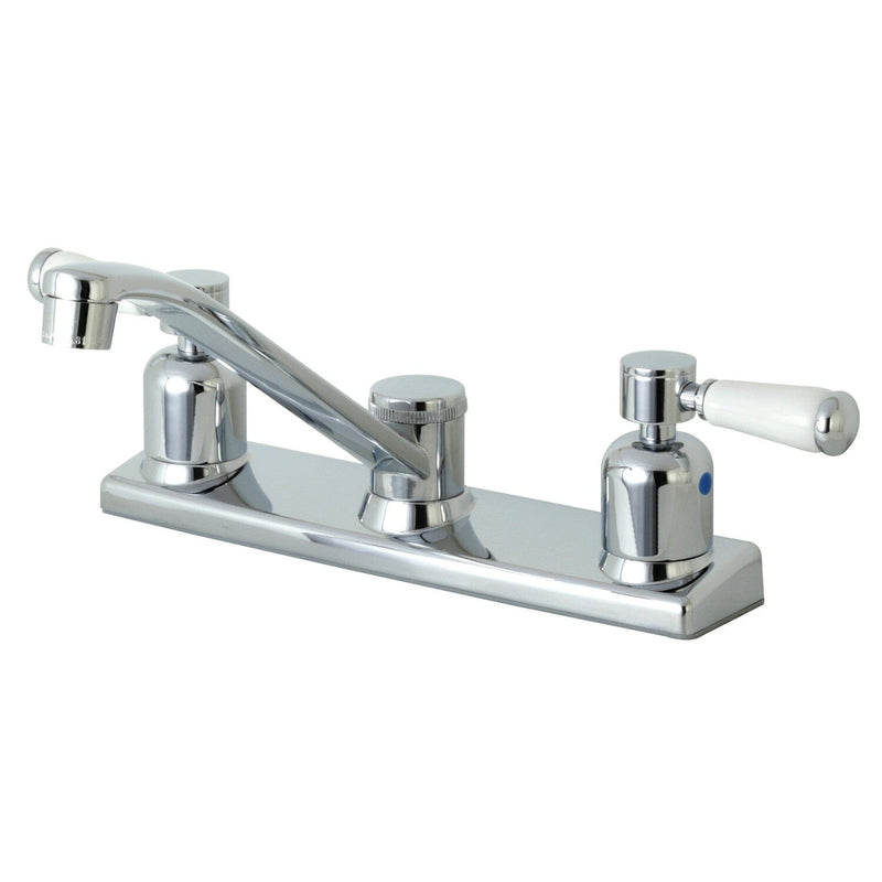 Paris Two-Handle 2-Hole 8" Centerset Kitchen Faucet