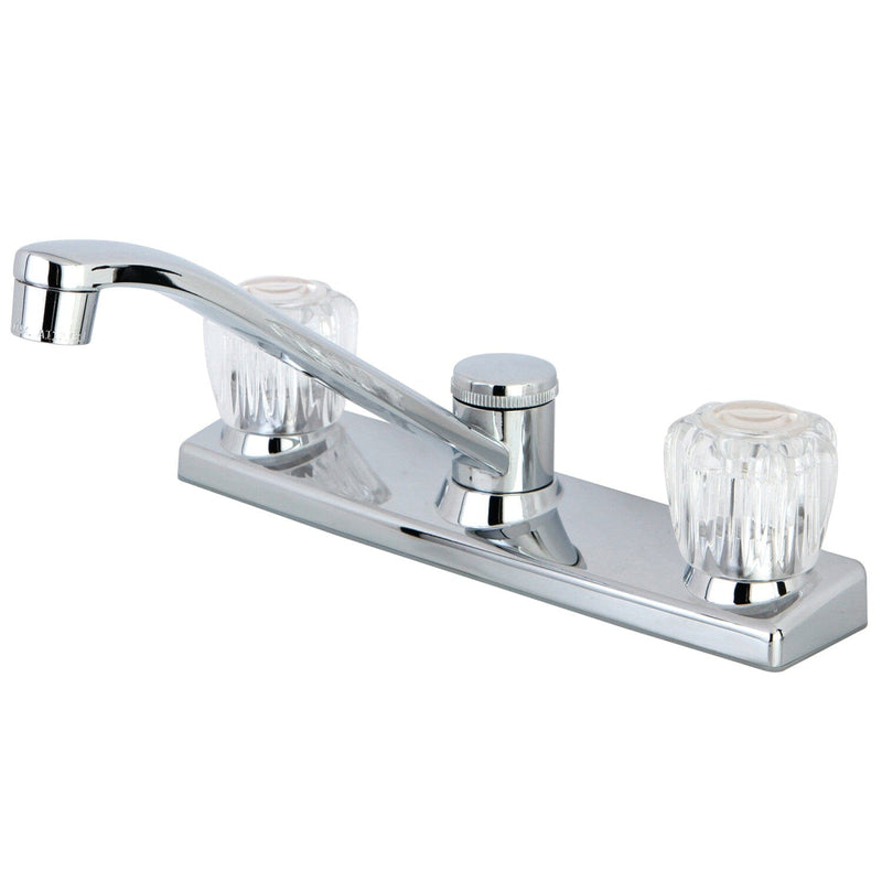 Columbia Two-Handle 2-Hole 8" Centerset Kitchen Faucet