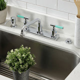 Kaiser Two-Handle 2-Hole 8" Centerset Kitchen Faucet