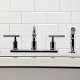 Manhattan Two-Handle 2-Hole 8" Centerset Kitchen Faucet