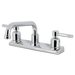 Concord Two-Handle 2-Hole Deck Mount 8" Centerset Kitchen Faucet