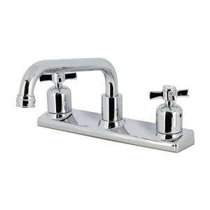 Millennium Two-Handle 2-Hole Deck Mount 8" Centerset Kitchen Faucet