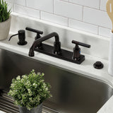 Kaiser Two-Handle 2-Hole Deck Mount 8" Centerset Kitchen Faucet