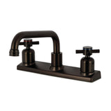 Concord Two-Handle 2-Hole 8" Centerset Kitchen Faucet