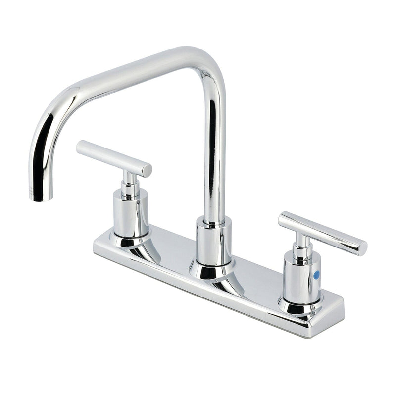 Manhattan Two-Handle 2-Hole 8" Centerset Kitchen Faucet