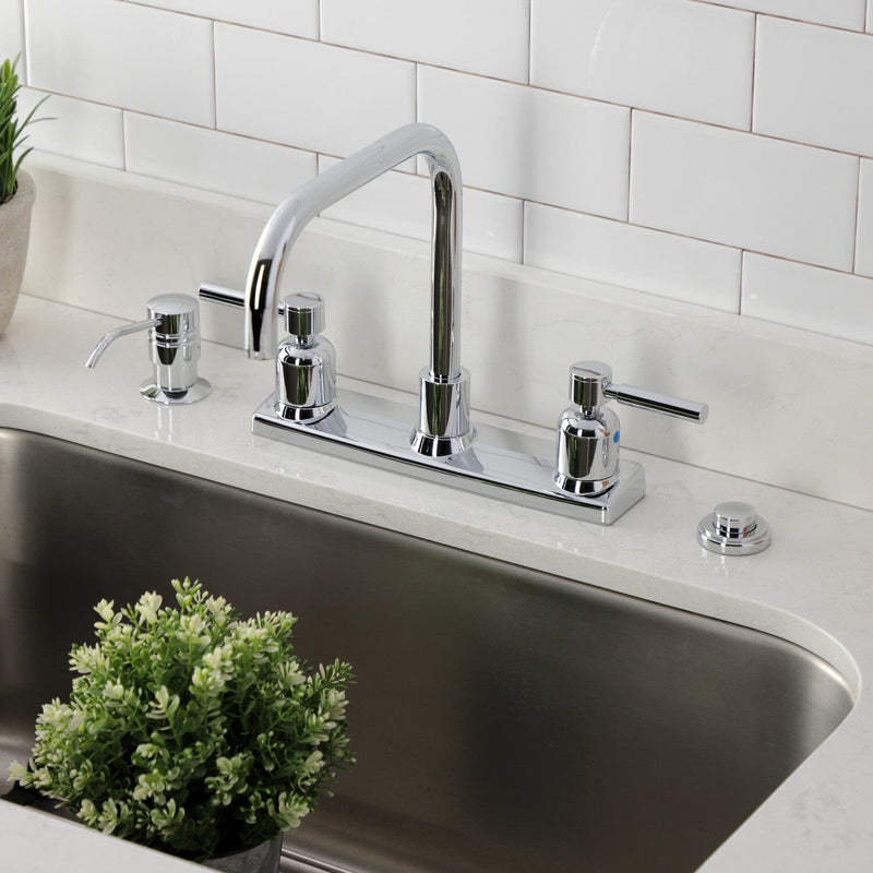 Concord Two-Handle 2-Hole 8" Centerset Kitchen Faucet