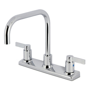 NuvoFusion Two-Handle 2-Hole Deck Mount 8" Centerset Kitchen Faucet