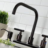 Kaiser Two-Handle 2-Hole Deck Mount 8" Centerset Kitchen Faucet