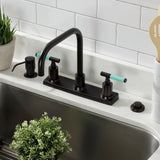 Kaiser Two-Handle 2-Hole 8" Centerset Kitchen Faucet
