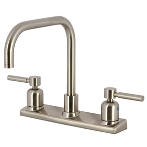 Concord Two-Handle 2-Hole Deck Mount 8" Centerset Kitchen Faucet