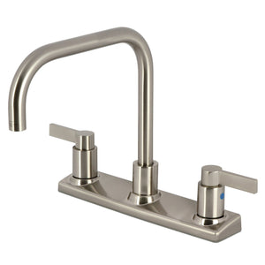 NuvoFusion Two-Handle 2-Hole Deck Mount 8" Centerset Kitchen Faucet