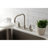 Serena Two-Handle 2-Hole 8" Centerset Kitchen Faucet