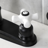 Victorian Two-Handle 4-Hole 8" Centerset Kitchen Faucet with Side Sprayer