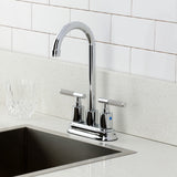 Kaiser Two-Handle 2-Hole Deck Mount Bar Faucet