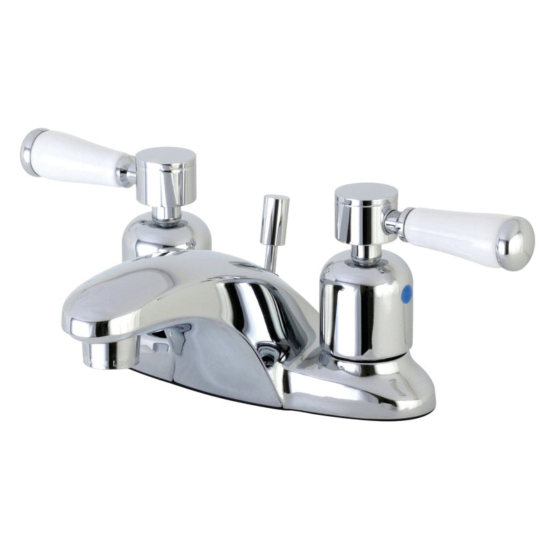 Paris Double-Handle 3-Hole Deck Mount 4-Inch Centerset Bathroom Faucet with Pop-Up Drain