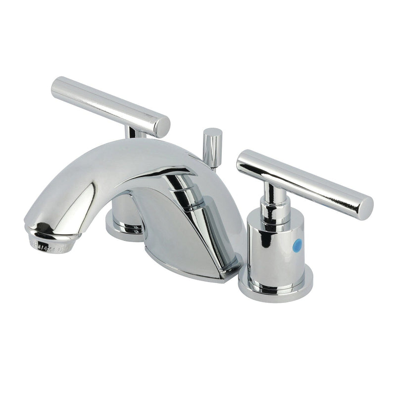 Manhattan Two-Handle 3-Hole Deck Mount Widespread Bathroom Faucet with Retail Pop-Up Drain