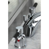 Kaiser Two-Handle 3-Hole Deck Mount Widespread Bathroom Faucet with Retail Pop-Up Drain