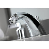 Centurion Two-Handle 3-Hole Deck Mount Widespread Bathroom Faucet with Retail Pop-Up Drain