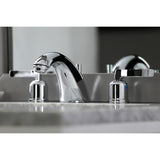 Centurion Two-Handle 3-Hole Deck Mount Widespread Bathroom Faucet with Retail Pop-Up Drain
