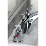 NuvoFusion Two-Handle 3-Hole Deck Mount Widespread Bathroom Faucet with Pop-Up Drain