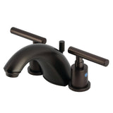 Manhattan Two-Handle 3-Hole Deck Mount Widespread Bathroom Faucet with Retail Pop-Up Drain