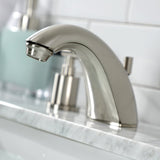 Kaiser Two-Handle 3-Hole Deck Mount Widespread Bathroom Faucet with Retail Pop-Up Drain