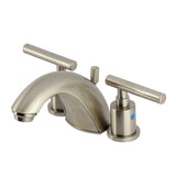Manhattan Two-Handle 3-Hole Deck Mount Widespread Bathroom Faucet with Retail Pop-Up Drain