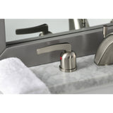 Centurion Two-Handle 3-Hole Deck Mount Widespread Bathroom Faucet with Retail Pop-Up Drain