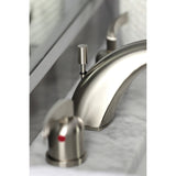 Centurion Two-Handle 3-Hole Deck Mount Widespread Bathroom Faucet with Retail Pop-Up Drain