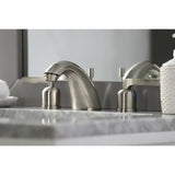 Centurion Two-Handle 3-Hole Deck Mount Widespread Bathroom Faucet with Retail Pop-Up Drain