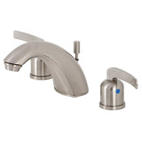 Centurion Two-Handle 3-Hole Deck Mount Widespread Bathroom Faucet with Retail Pop-Up Drain