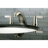 NuvoFusion Two-Handle 3-Hole Deck Mount Widespread Bathroom Faucet with Pop-Up Drain