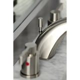 NuvoFusion Two-Handle 3-Hole Deck Mount Widespread Bathroom Faucet with Pop-Up Drain