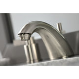 NuvoFusion Two-Handle 3-Hole Deck Mount Widespread Bathroom Faucet with Pop-Up Drain
