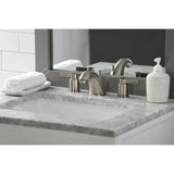 NuvoFusion Two-Handle 3-Hole Deck Mount Widespread Bathroom Faucet with Pop-Up Drain