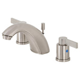 NuvoFusion Two-Handle 3-Hole Deck Mount Widespread Bathroom Faucet with Pop-Up Drain