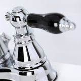 Duchess Double-Handle 3-Hole Deck Mount 4-Inch Centerset Bathroom Faucet with Brass Pop-Up
