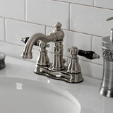 Duchess Double-Handle 3-Hole Deck Mount 4-Inch Centerset Bathroom Faucet with Brass Pop-Up
