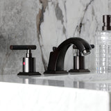 Kaiser Two-Handle 3-Hole Deck Mount Widespread Bathroom Faucet with Pop-Up Drain