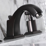 Manhattan Two-Handle 3-Hole Deck Mount Widespread Bathroom Faucet with Pop-Up Drain