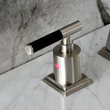 Kaiser Two-Handle 3-Hole Deck Mount Widespread Bathroom Faucet with Pop-Up Drain