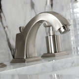 Manhattan Two-Handle 3-Hole Deck Mount Widespread Bathroom Faucet with Pop-Up Drain