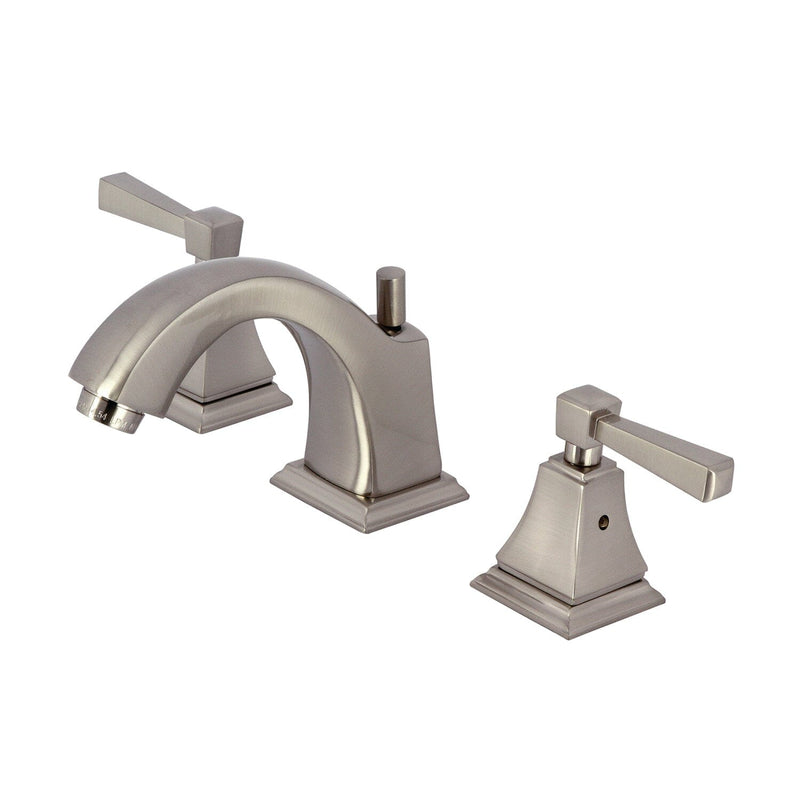 Concord Two-Handle 3-Hole Deck Mount Widespread Bathroom Faucet with Pop-Up Drain